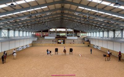 Uso de las pistas hípicas durante el Gijón Horse Jumping 2021