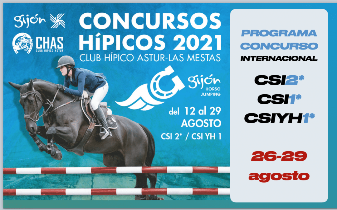 Triple cita para clausurar los internacionales del Gijón Horse Jumping