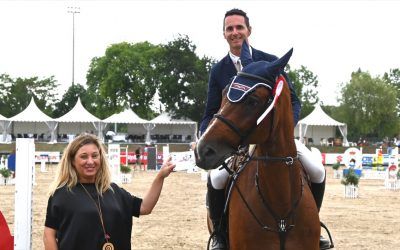 Leonardo Medal y Kevin González abren el palmarés del Gijón Horse Jumping del CHAS